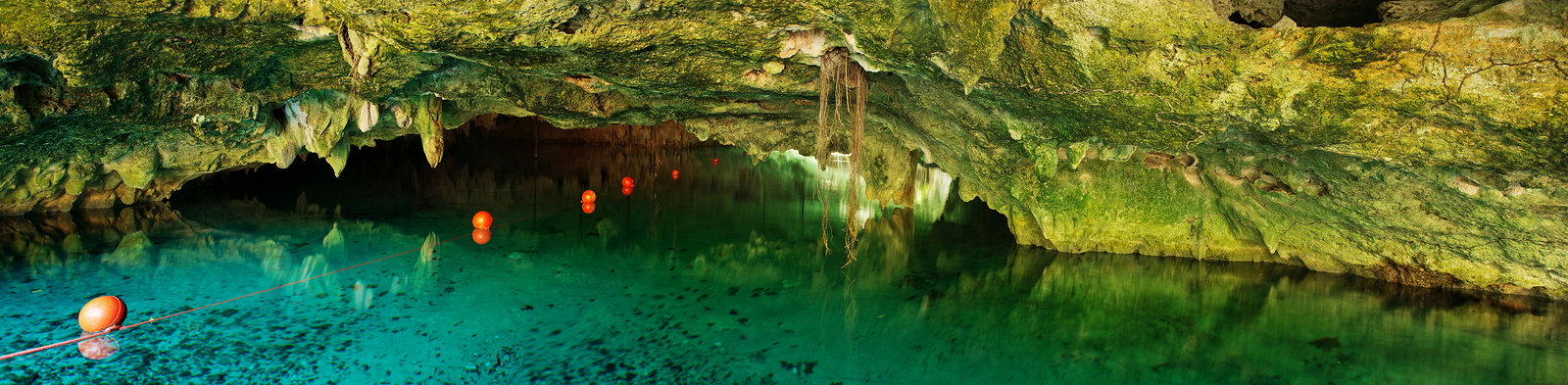 Underwater caves Cancun